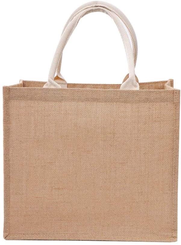 Jute gift tote bag